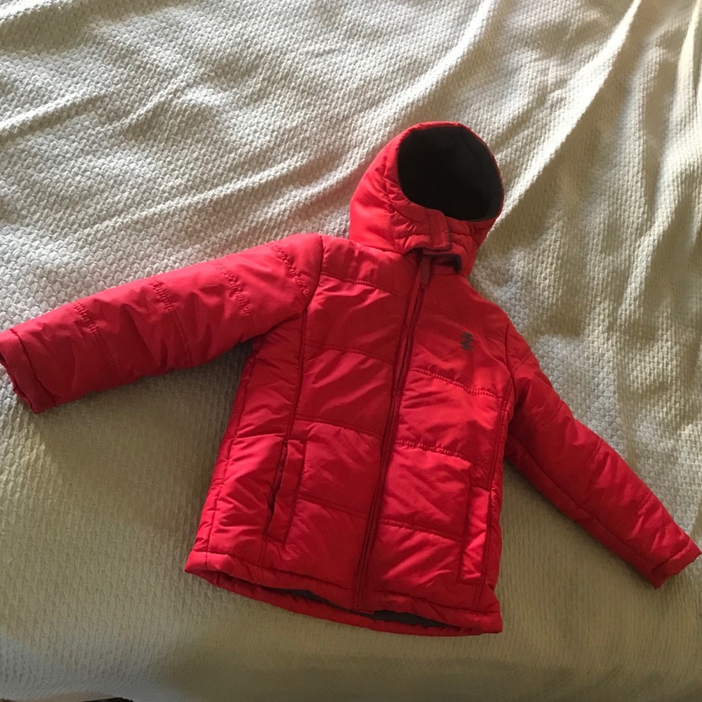 Boys puffy cold weather jacket